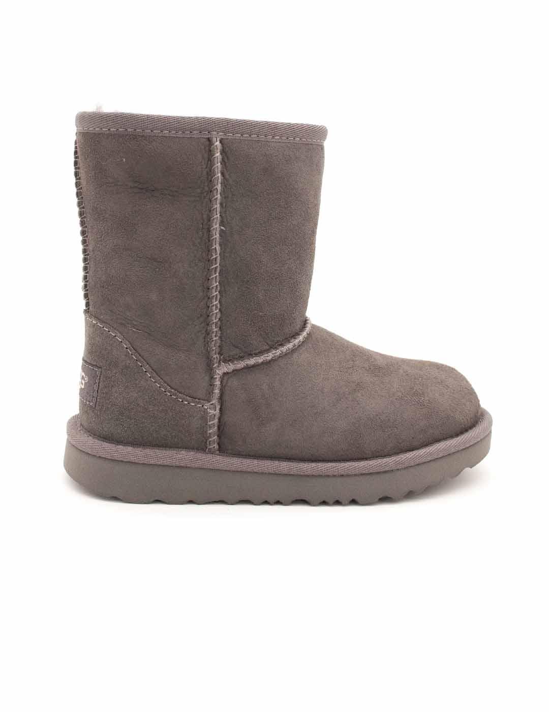 Botín UGG Niña Con Pelo Serraje Gris 1017703T