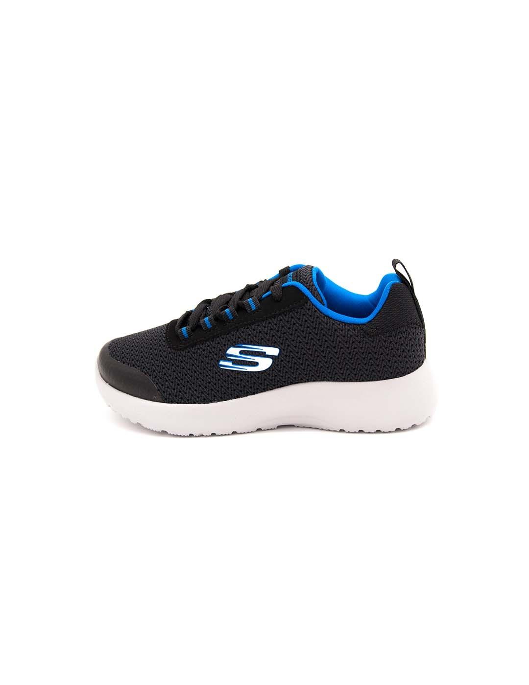 Zapatilla SKECHERS Niño Negro Cordon 97771L