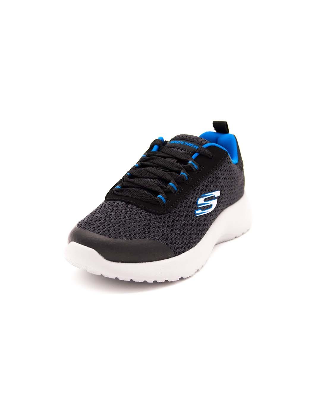 Zapatilla SKECHERS Niño Negro Cordon 97771L
