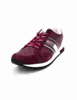 Zapatilla TOMMY Hombre Burdeos Cordón EM00112