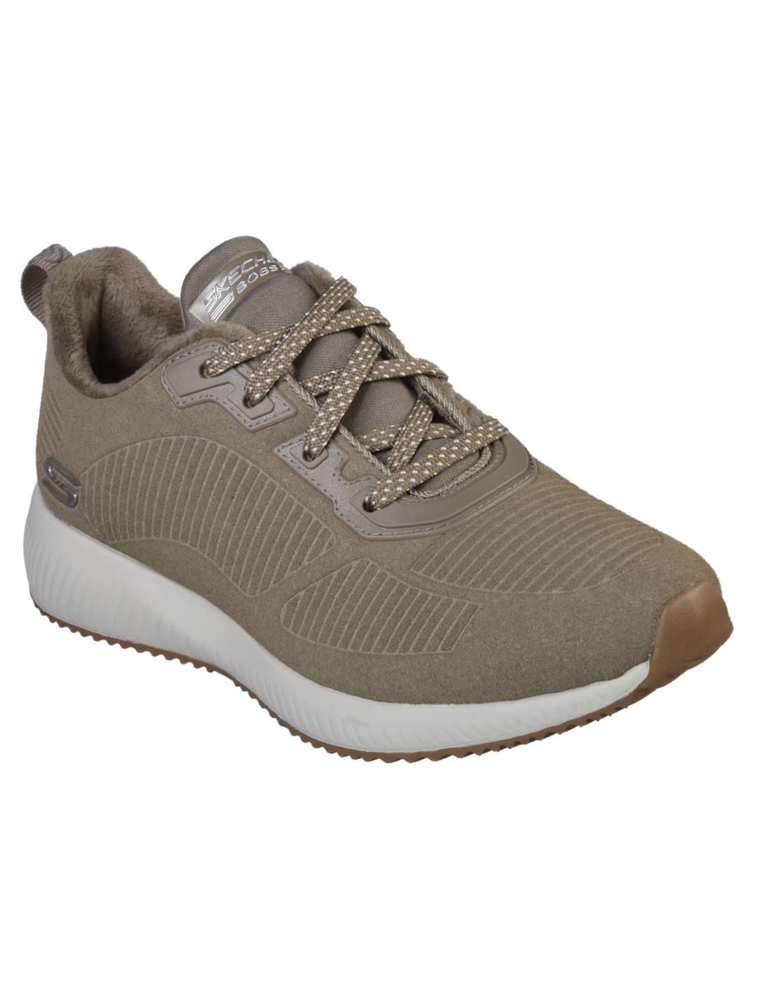 Zapatilla SKECHERS Mujer Textil Taupe 32505