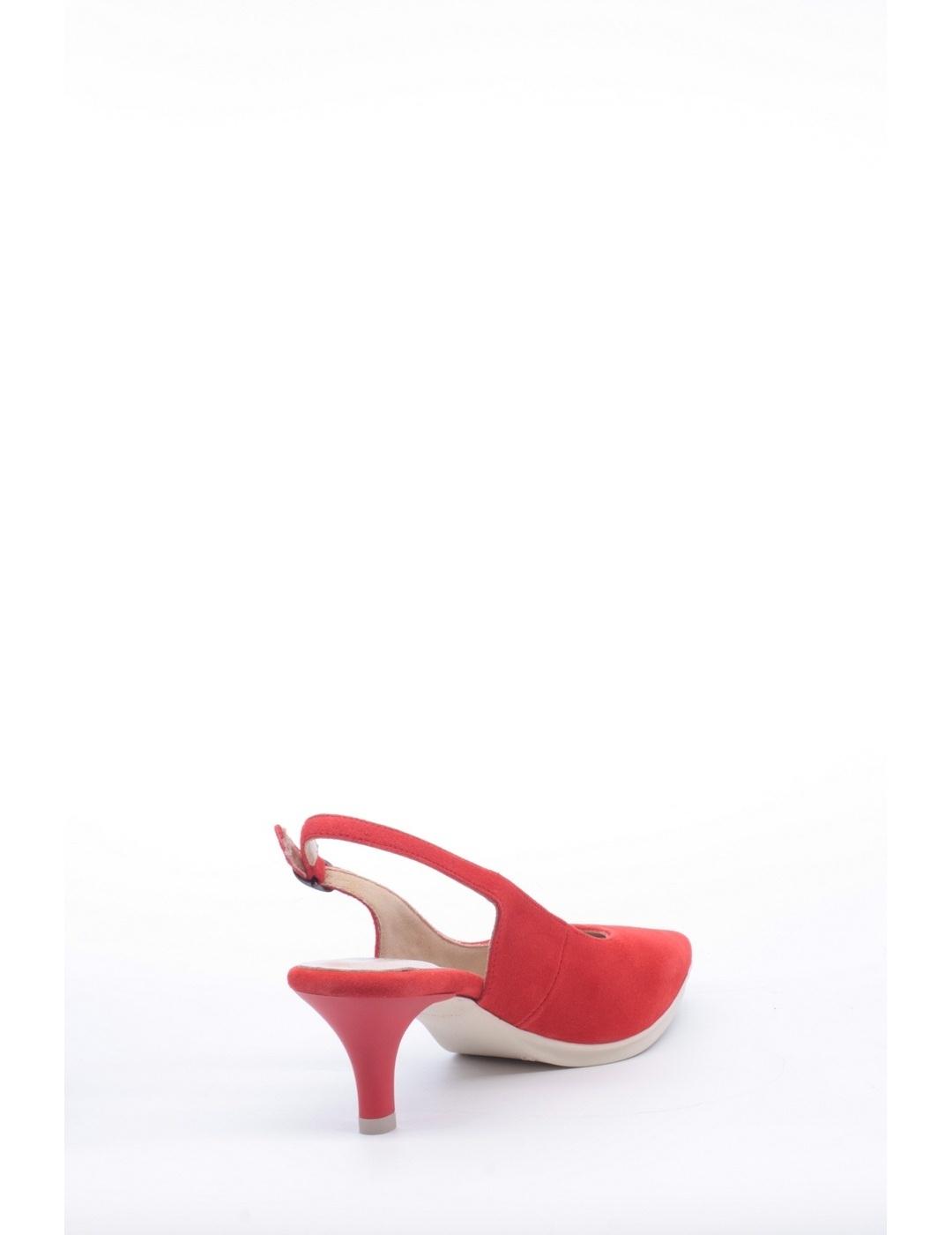 Zapato Destalonado LORENA MASSO Mujer Rojo 3000