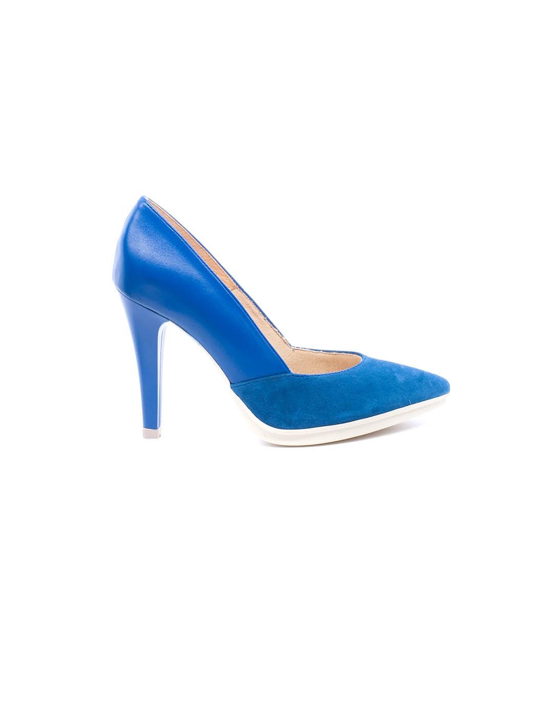 Zapato Tacón LORENA MASSO Mujer Azul 3006 