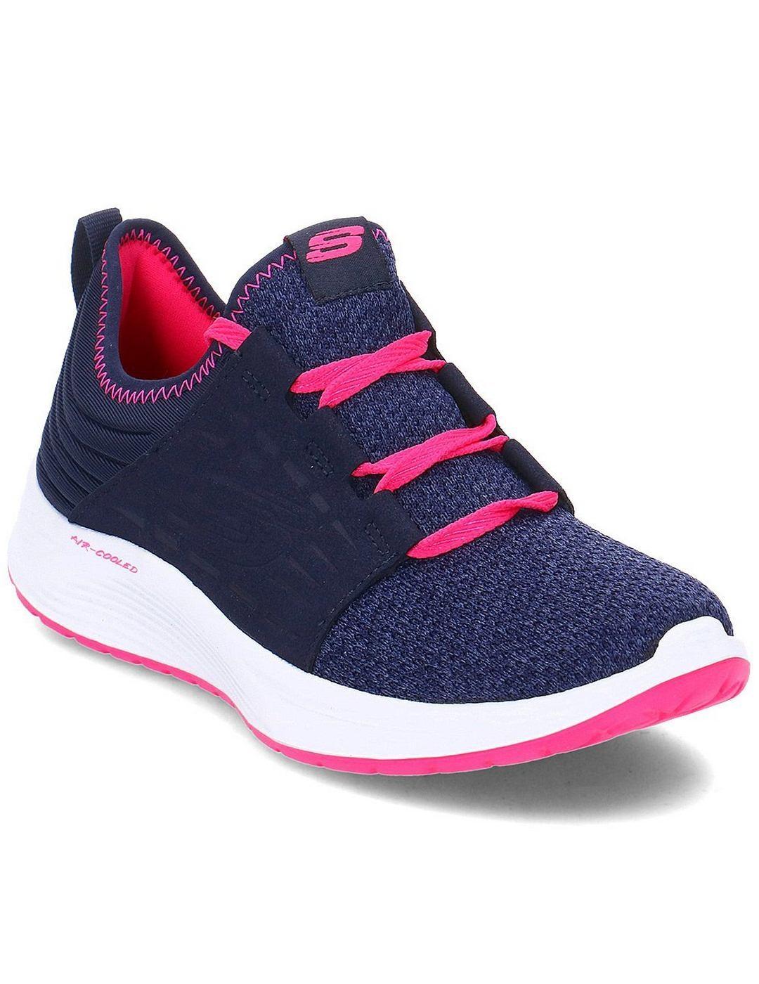 Zapatilla SKECHERS Niña Textil Marino/Fucsia 81735