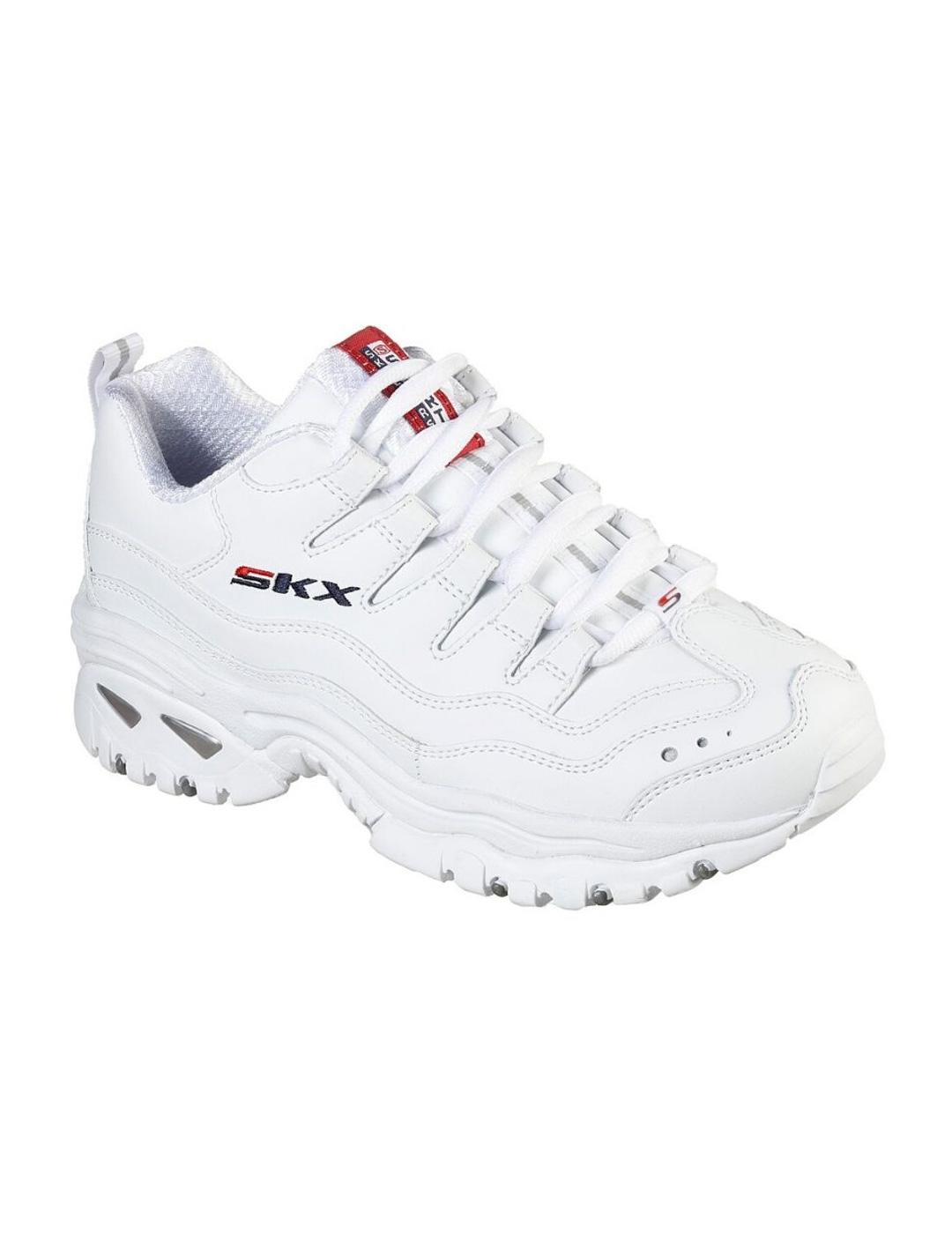Zapatilla Skechers 84220L blanco para niña
