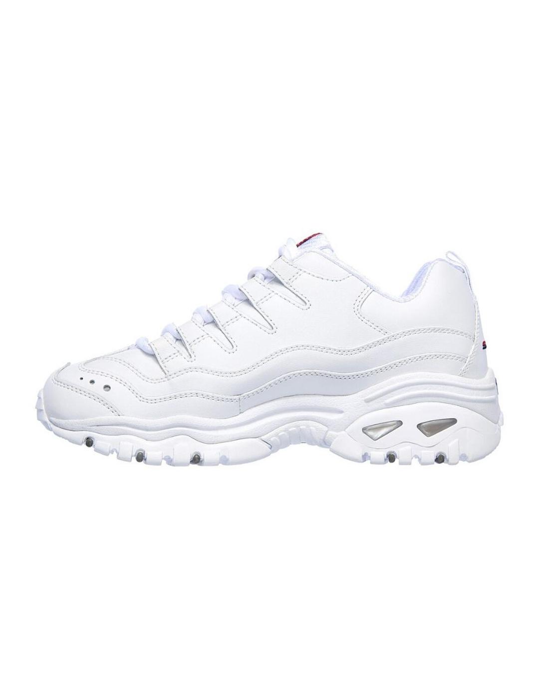 Zapatilla Skechers 84220L blanco para niña