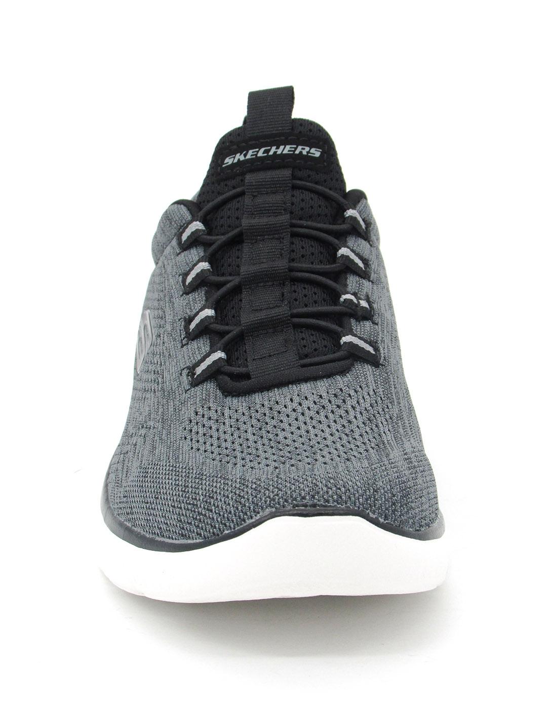 Zapatilla Skechers 232186/BKW negro/blanco hombre