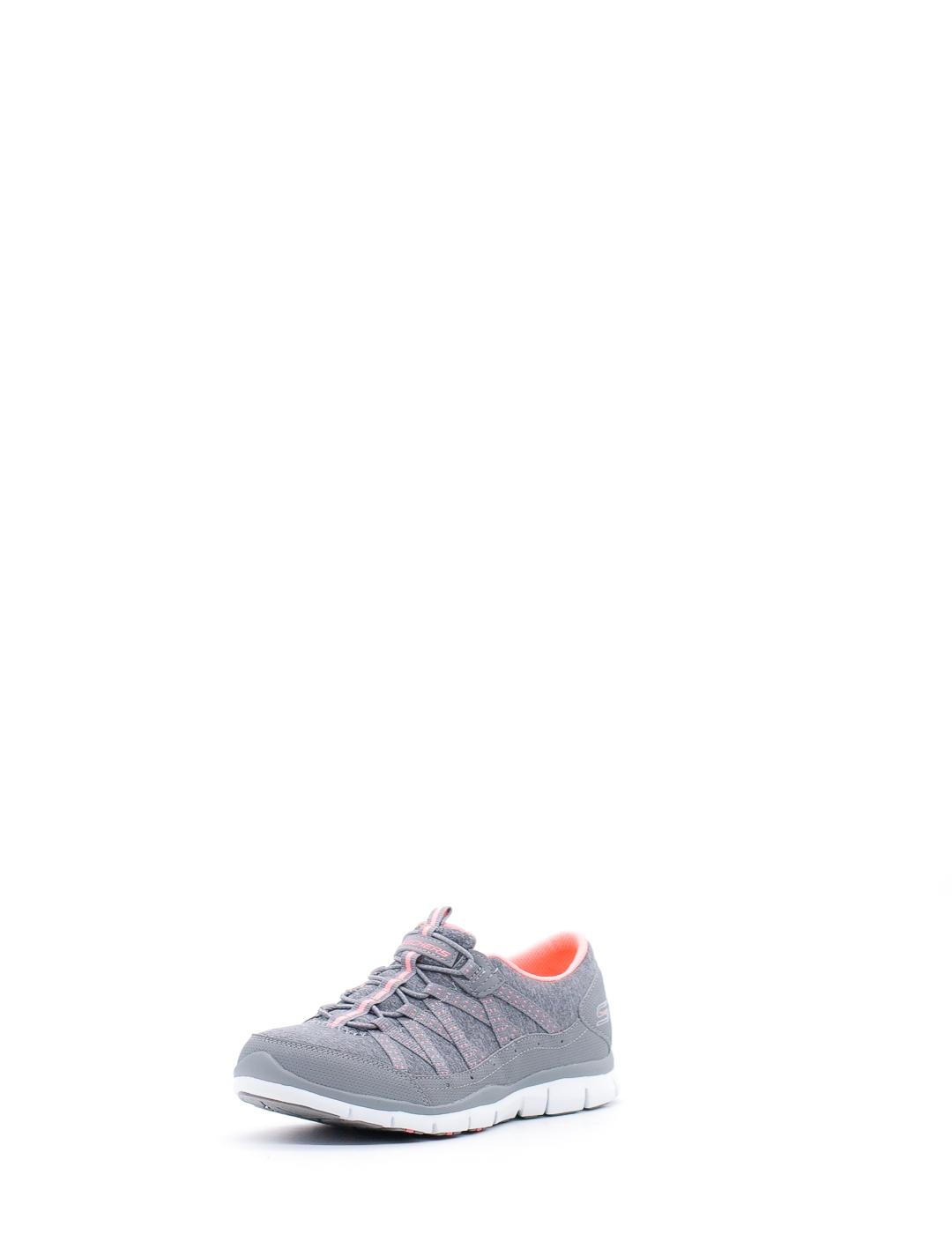 Zapatilla Skechers 104008/GYCL gris/coral mujer