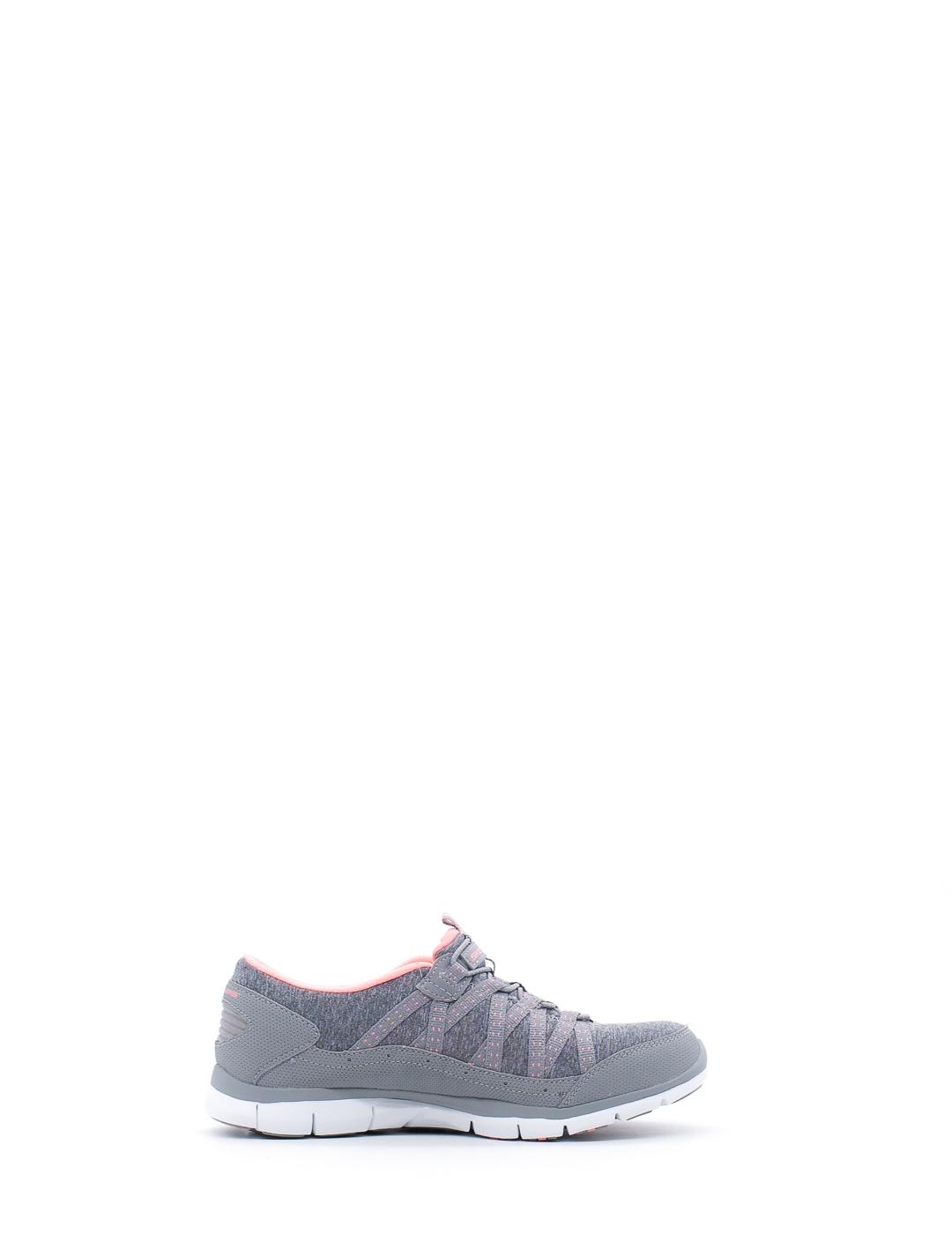 Zapatilla Skechers 104008/GYCL gris/coral mujer