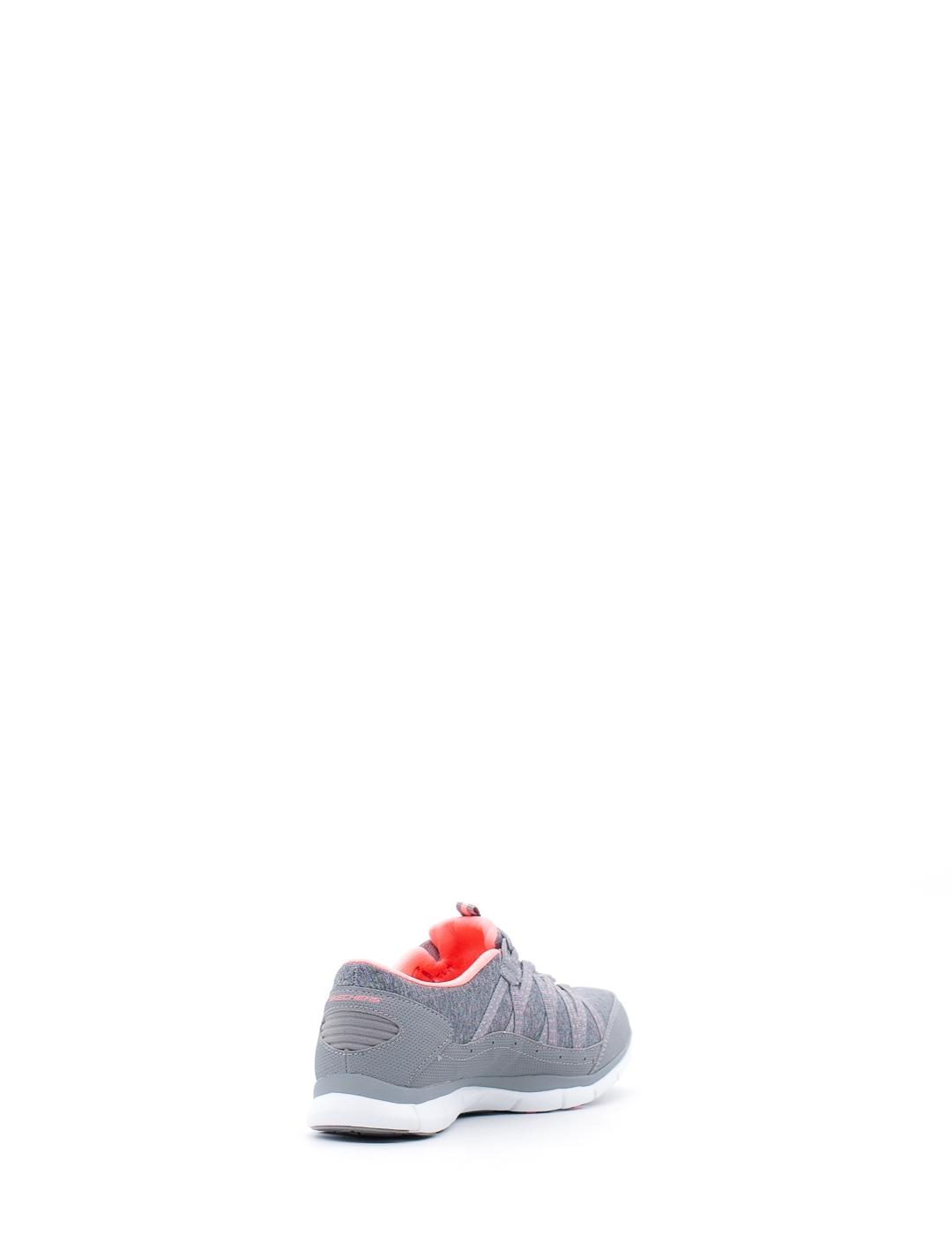 Zapatilla Skechers 104008/GYCL gris/coral mujer