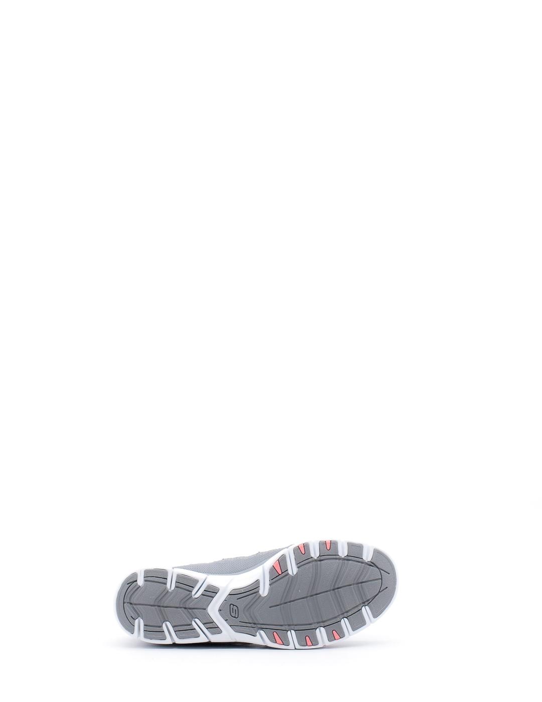 Zapatilla Skechers 104008/GYCL gris/coral mujer