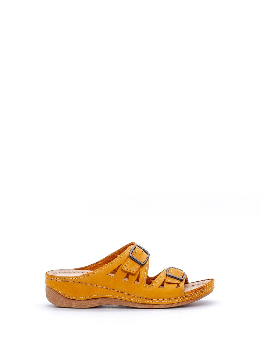 Sandalia Fly Soft 8800 camel cuña para mujer