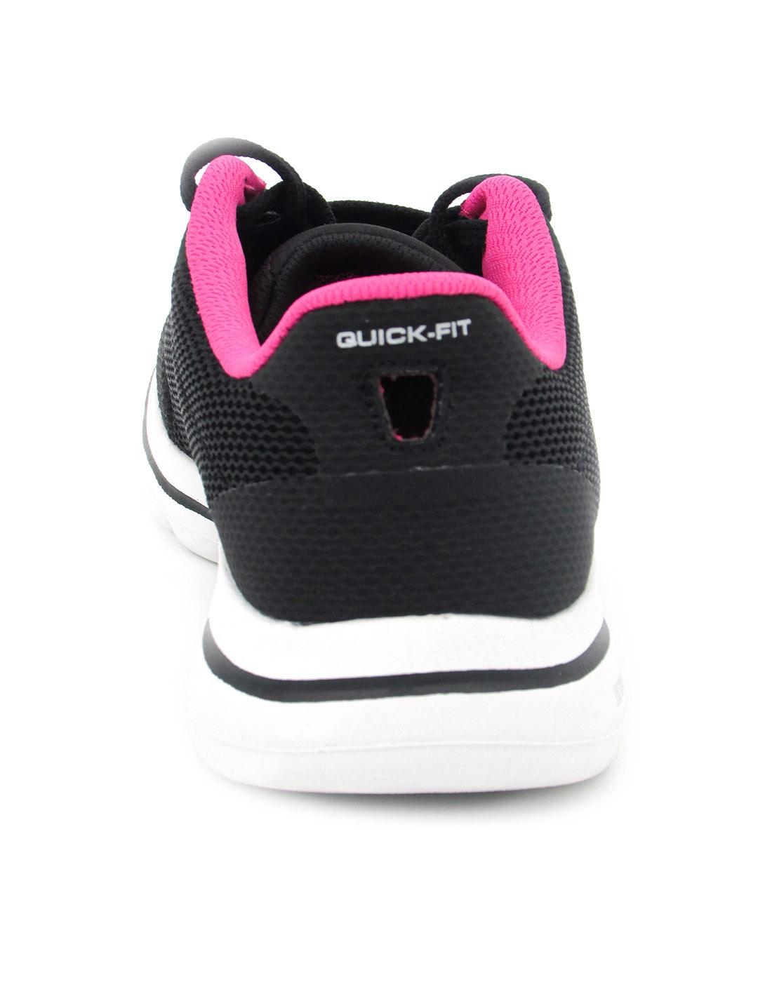Zapatilla Skechers 124155/BKHP negro/rosa mujer