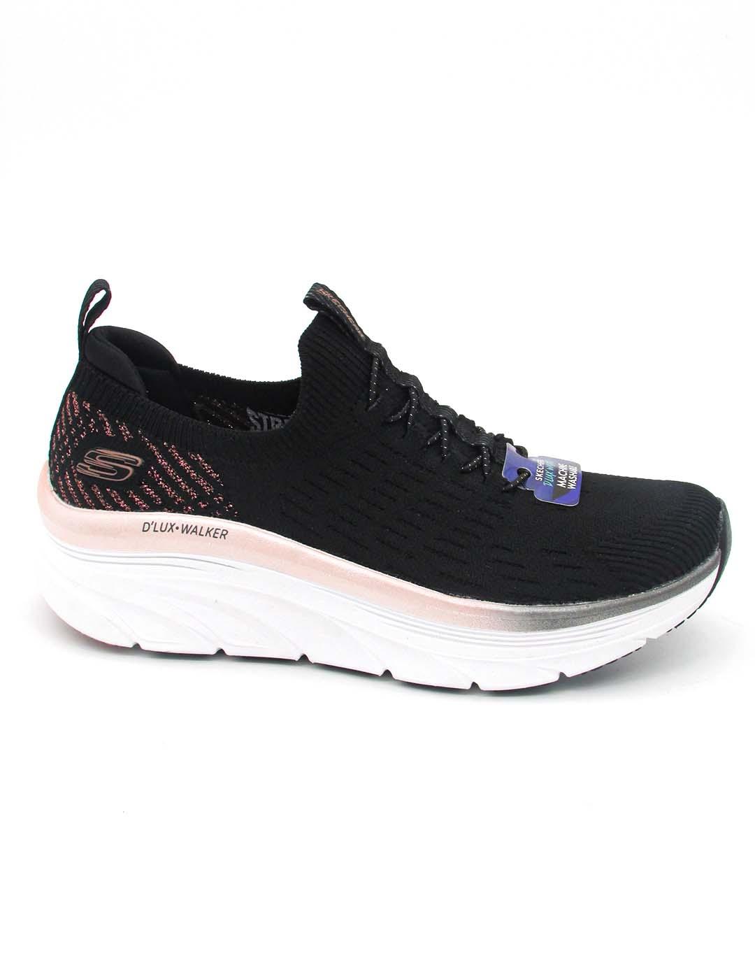Zapatilla Skechers 149366/BKRG  negro/rosa  mujer