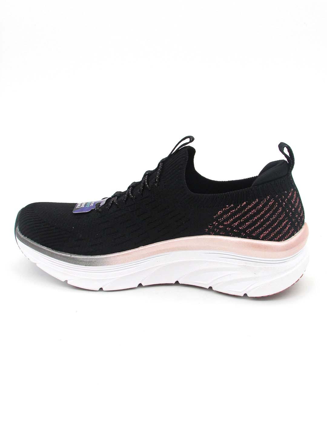 Zapatilla Skechers 149366/BKRG  negro/rosa  mujer