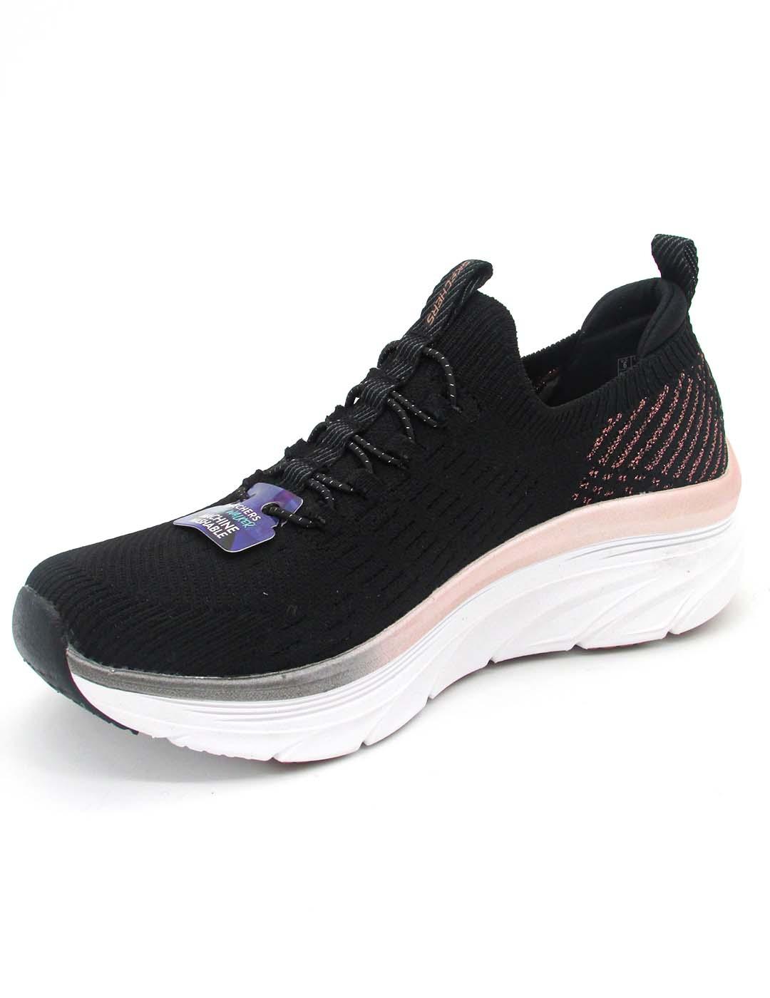 Zapatilla Skechers 149366/BKRG  negro/rosa  mujer
