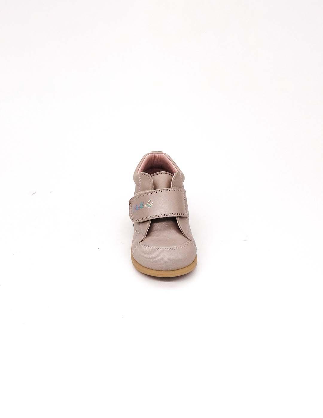 Botín Pablosky 001832 nude vecro para niña