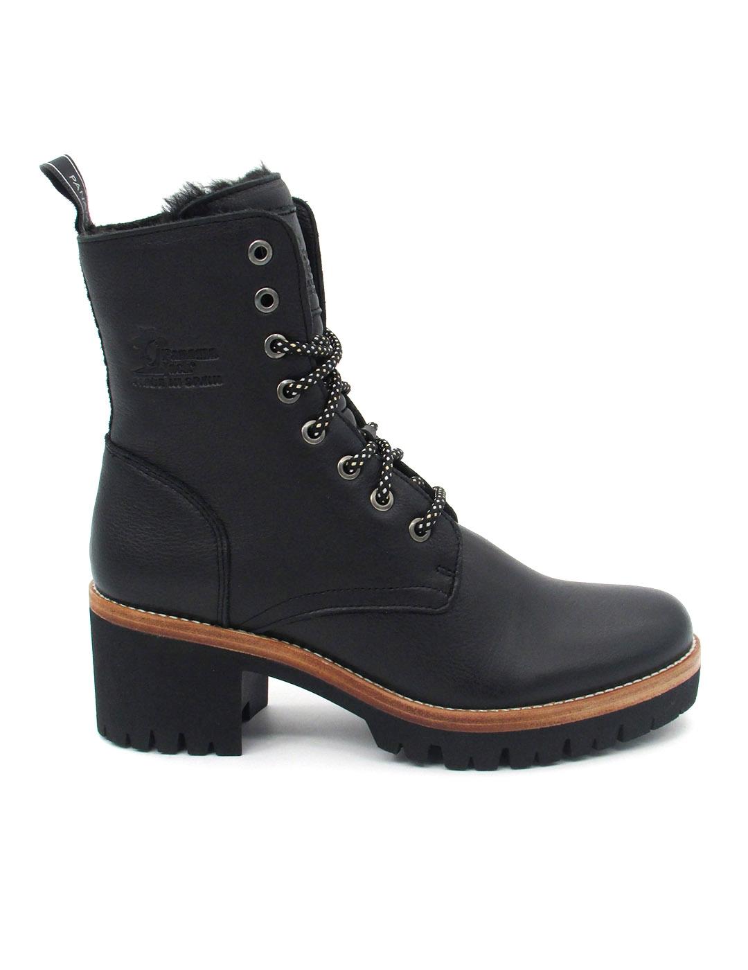 Botín Panamá Jack PADM B2 negro tacón para mujer