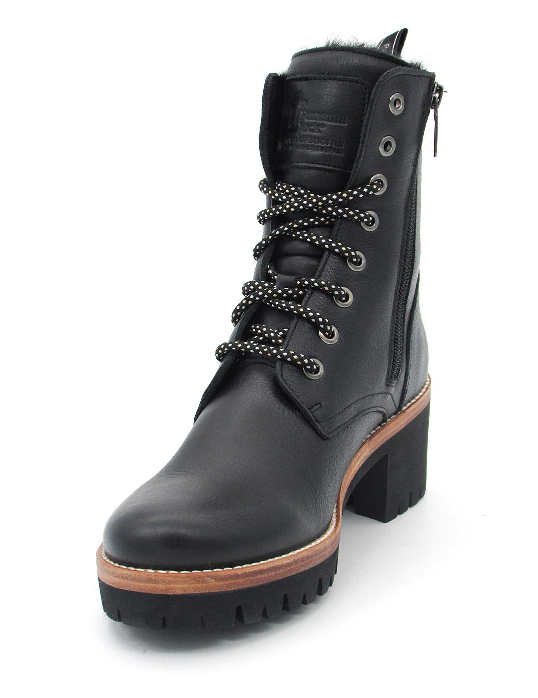 Botín Panamá Jack PADM B2 negro tacón para mujer