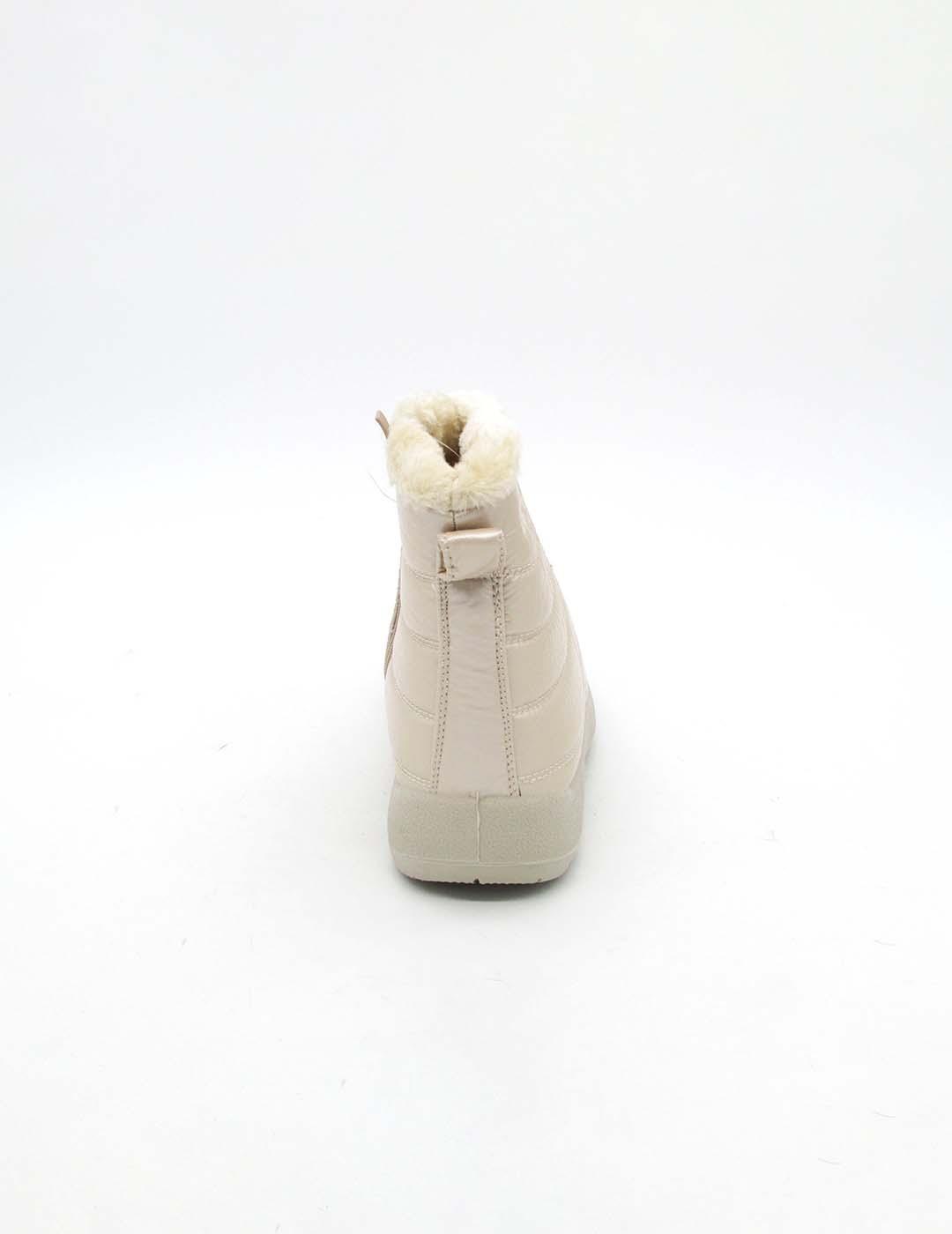 Botín Ecoligeros Filomena beige para mujer