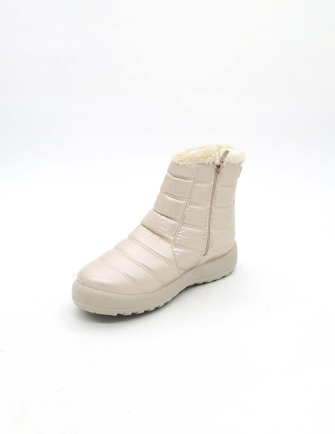 Botín Ecoligeros Filomena beige para mujer