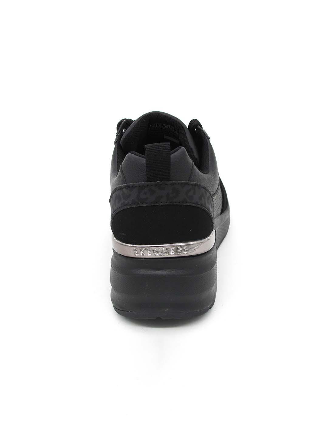 Zapatilla Skechers Billion Subtle Spots negro muj