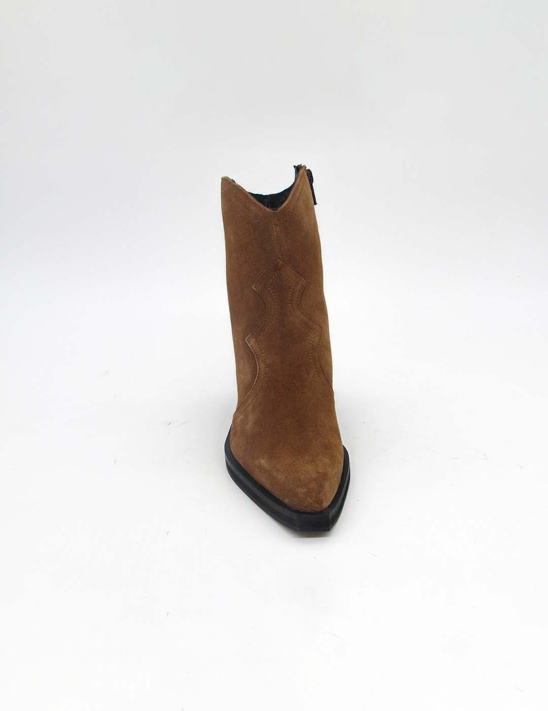 Botín Foos 12421serraje cuero para mujer