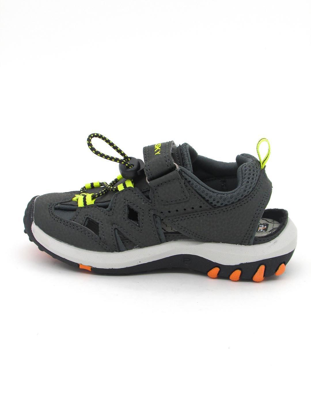 Sandalia Pablosky 969890 en gris para niño