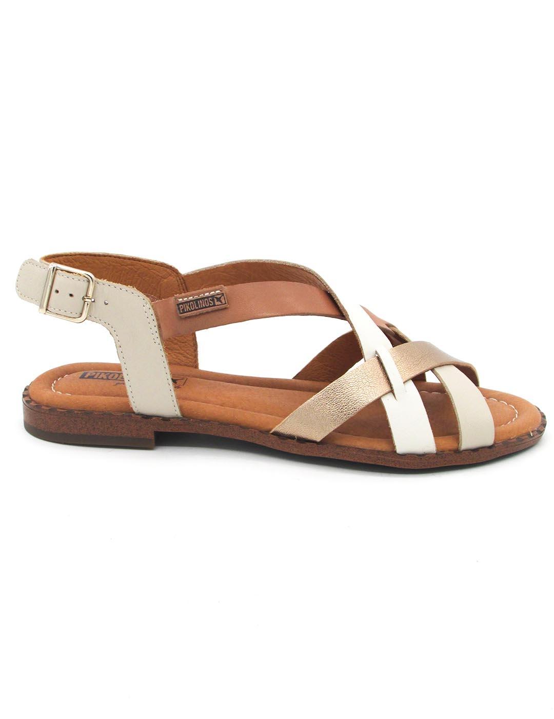 Sandalia Algar WOX-0556C3 beige para mujer