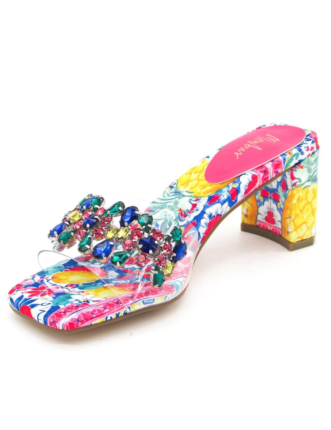 Sandalia Menbur 23165 mulitocolor para mujer