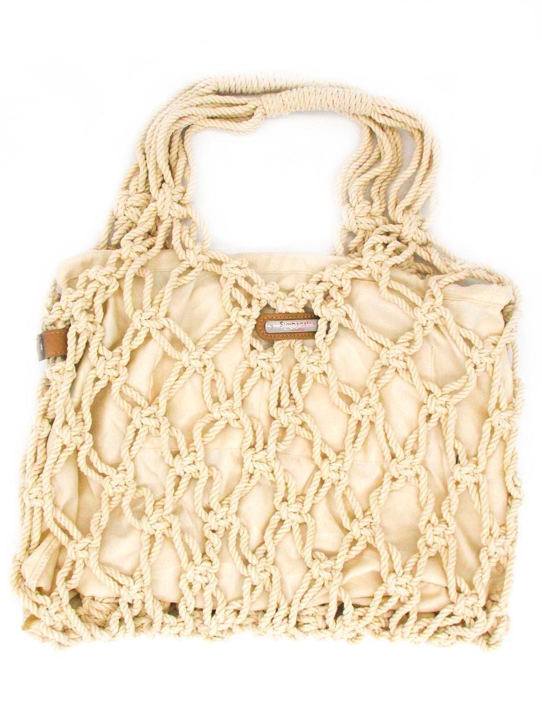 Bolso Simosastre SS22/XS9021 beige para mujer