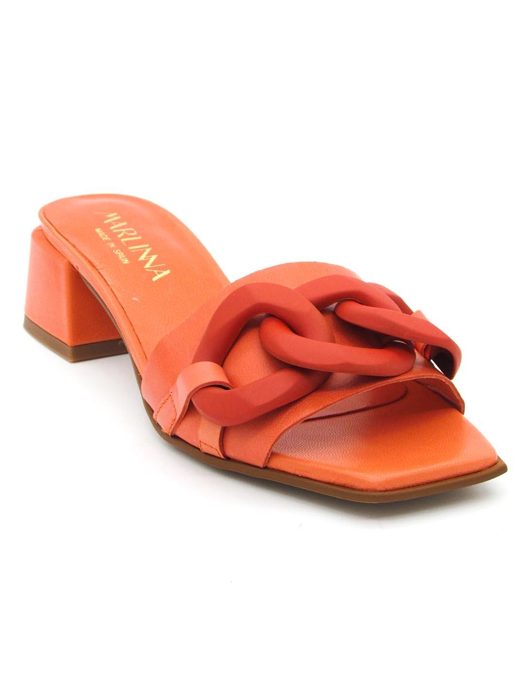 Sandalia Marlinna 27006 naranja para mujer