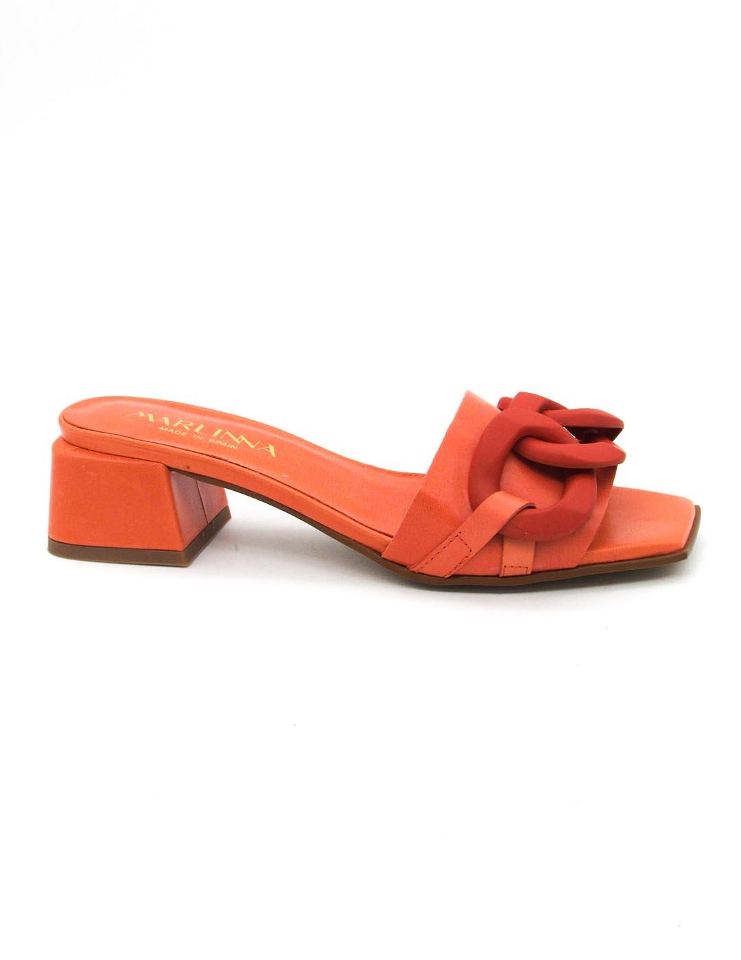 Sandalia Marlinna 27006 naranja para mujer