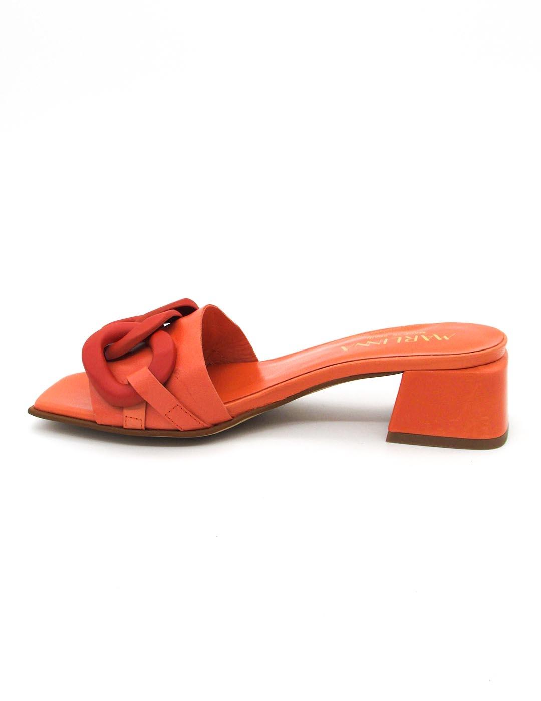 Sandalia Marlinna 27006 naranja para mujer