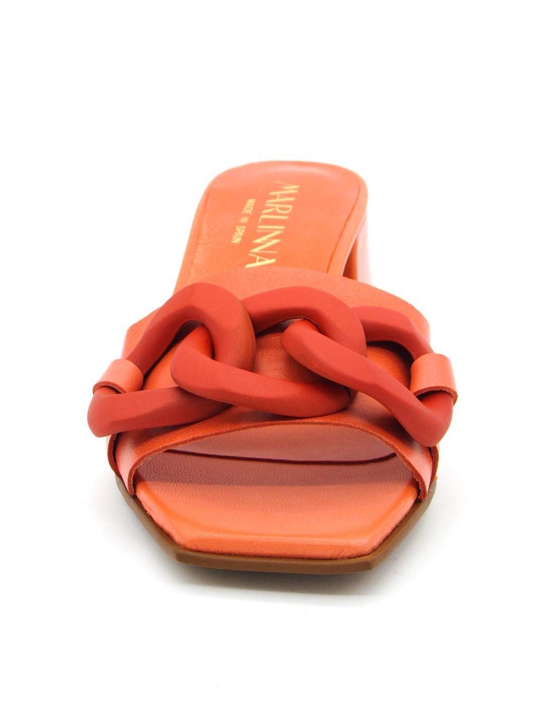 Sandalia Marlinna 27006 naranja para mujer