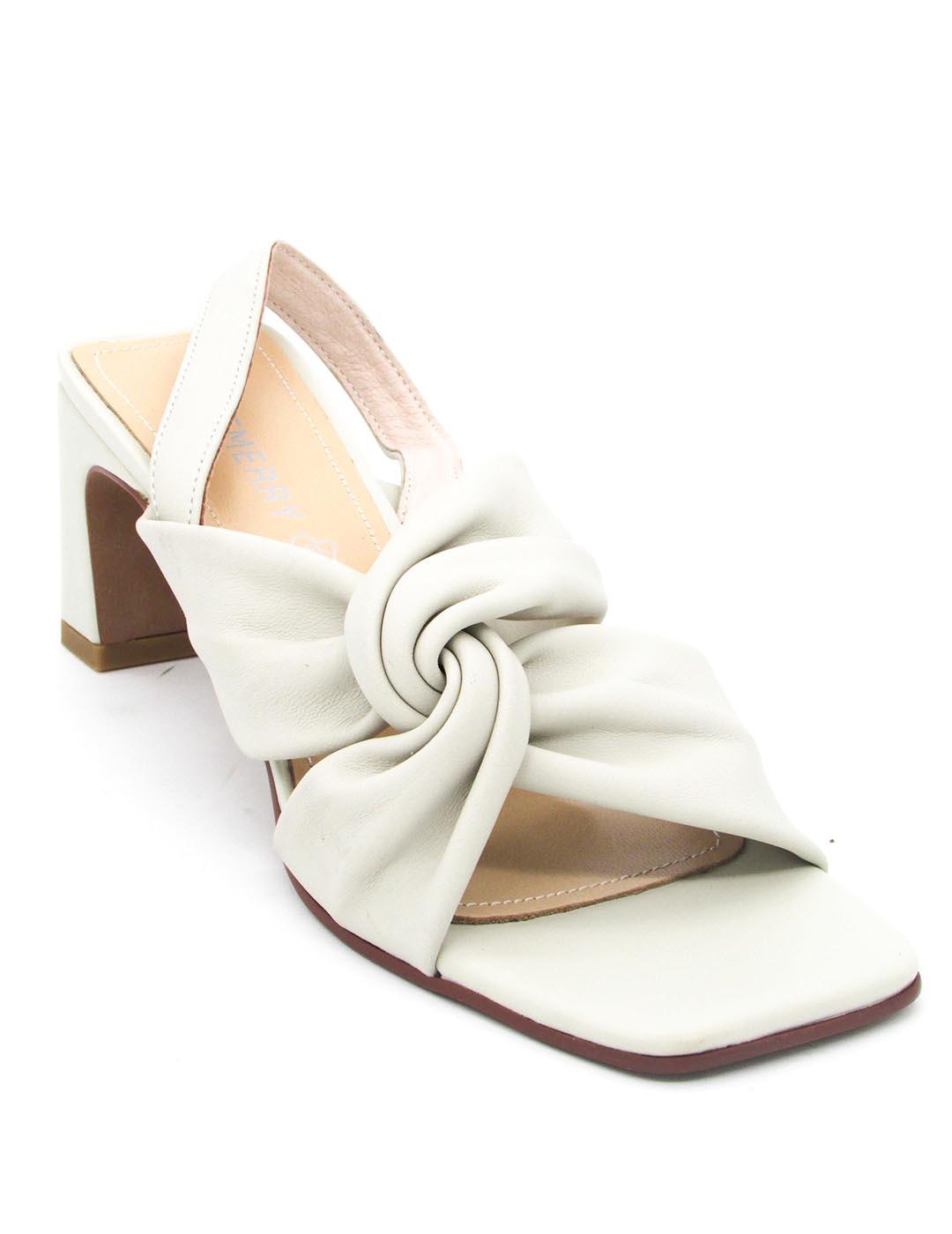 Sandalia Shemerry SS22019 blanco para mujer