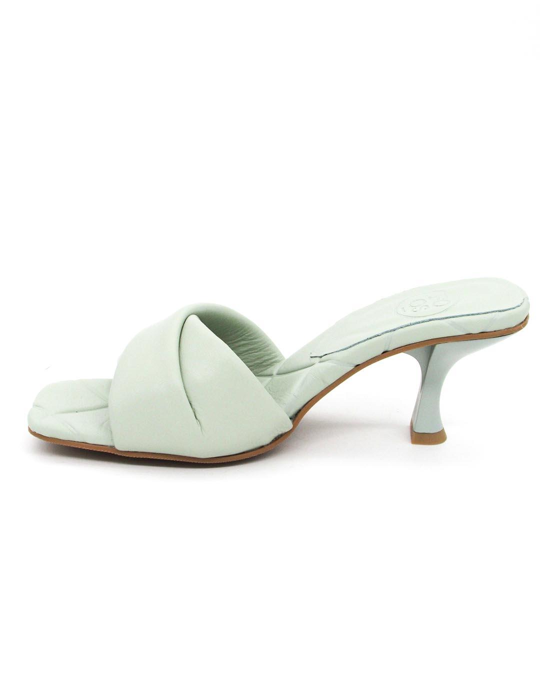 Sandalia Marbella 01 Foos con tacón verde