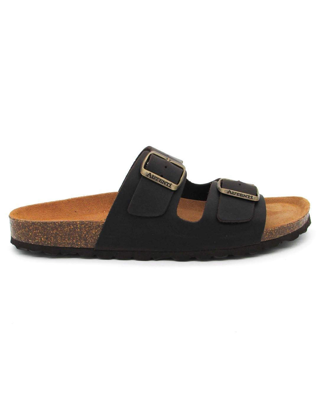 Sandalia Autenti 3195 marrón para hombre