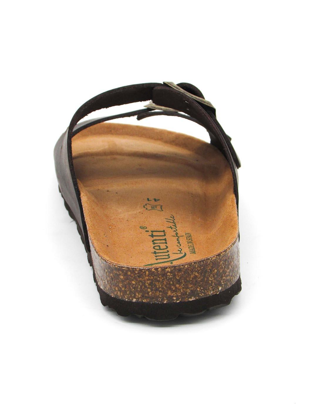Sandalia Autenti 3195 marrón para hombre