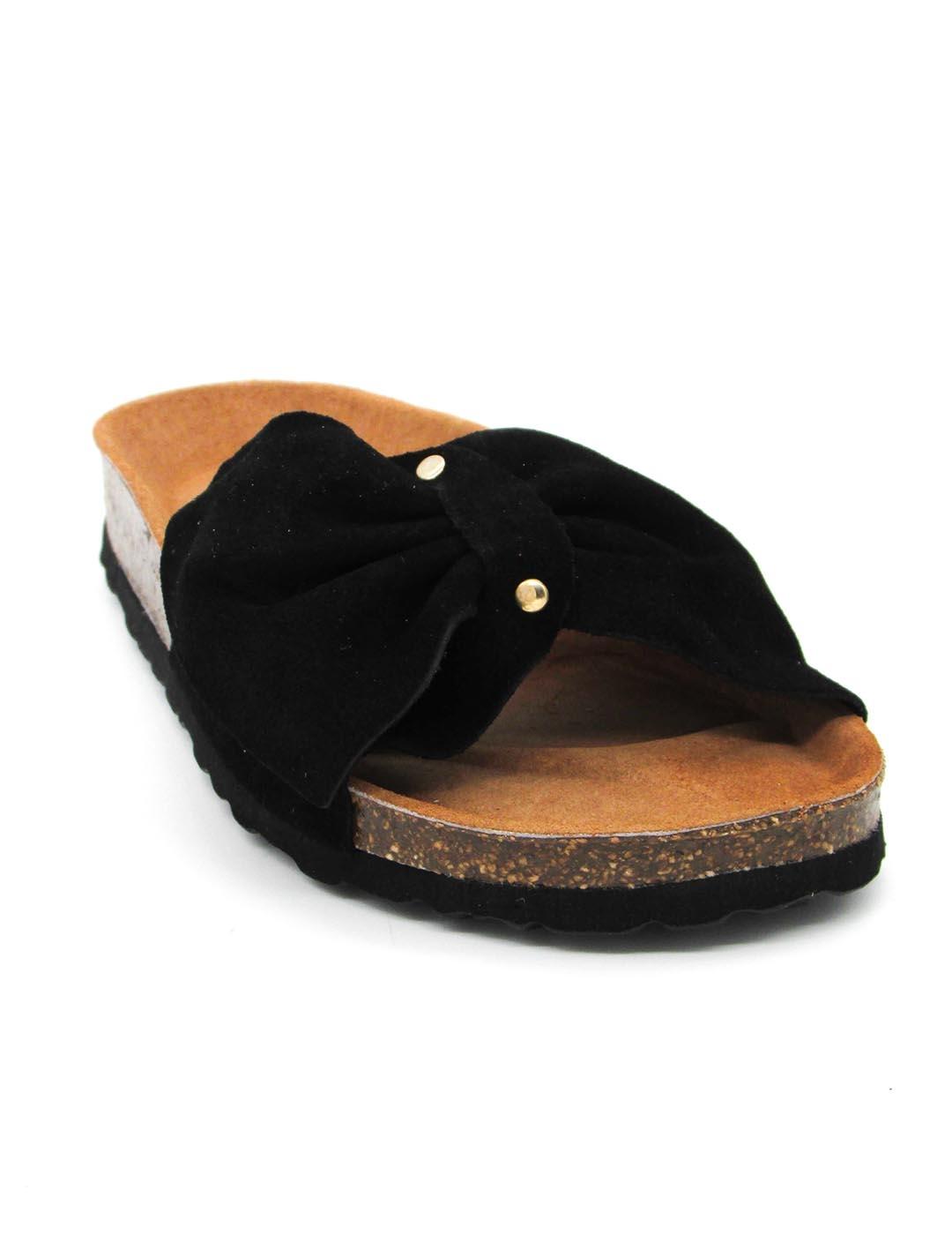 Sandalia Autenti 12299 negra para mujer