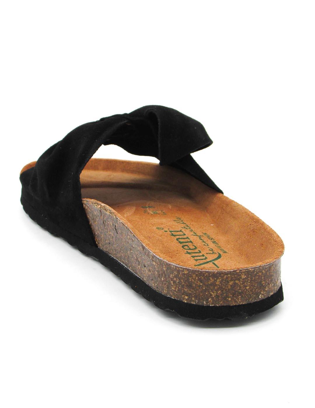 Sandalia Autenti 12299 negra para mujer