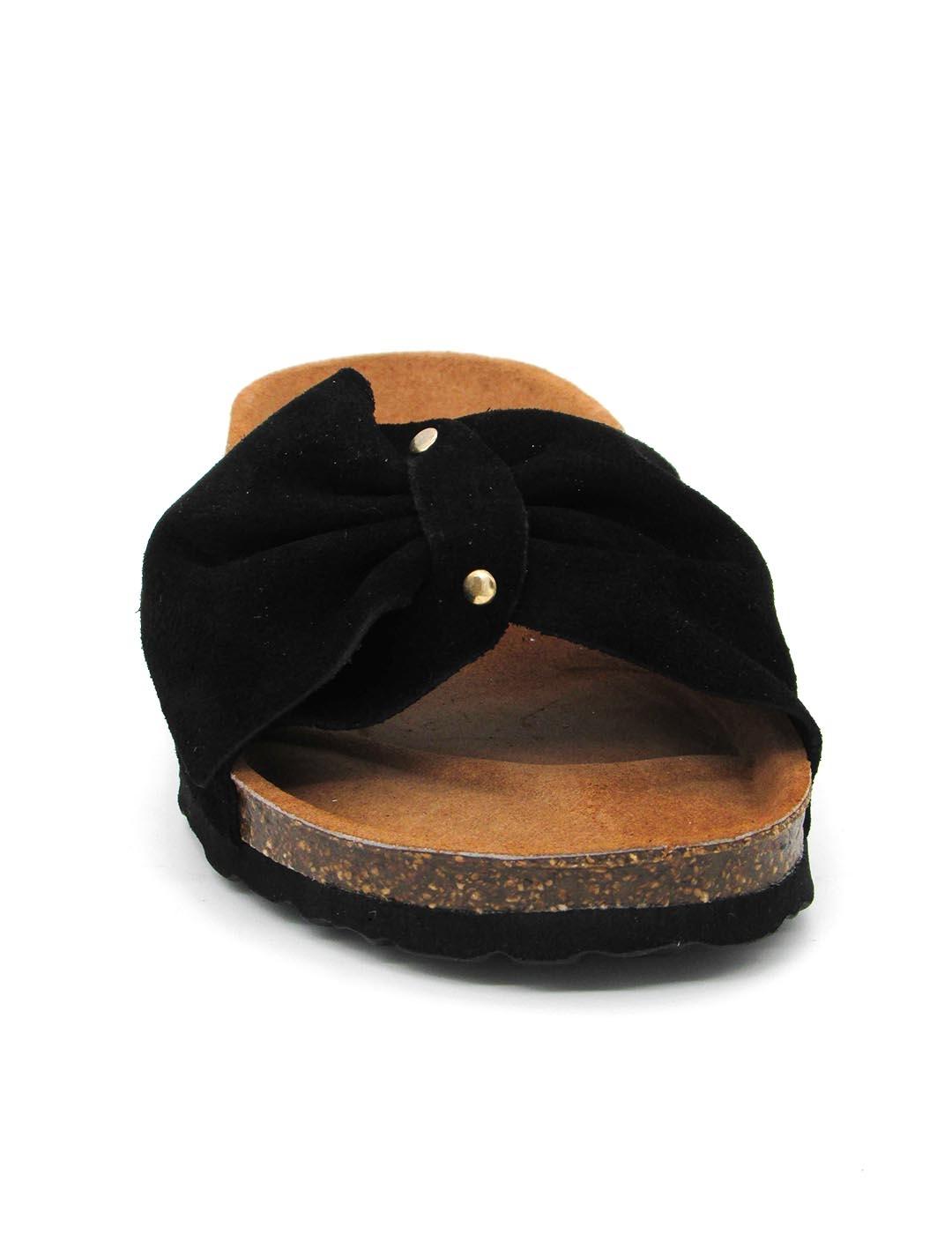 Sandalia Autenti 12299 negra para mujer