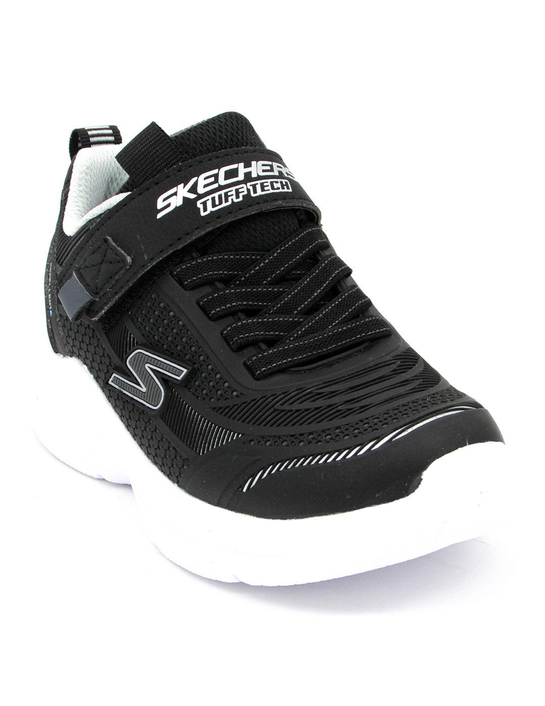 Zapatilla Skechers 403861L/BKSL negro/plata niño