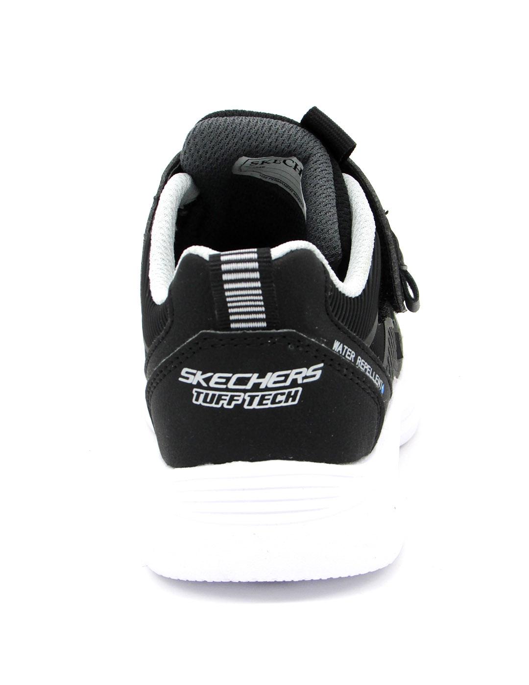 Zapatilla Skechers 403861L/BKSL negro/plata niño