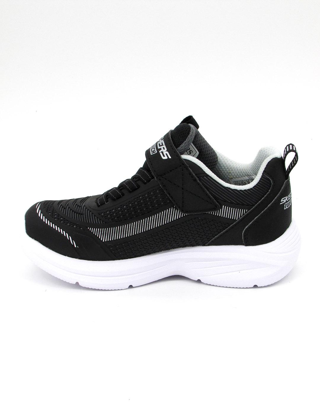Zapatilla Skechers 403861L/BKSL negro/plata niño