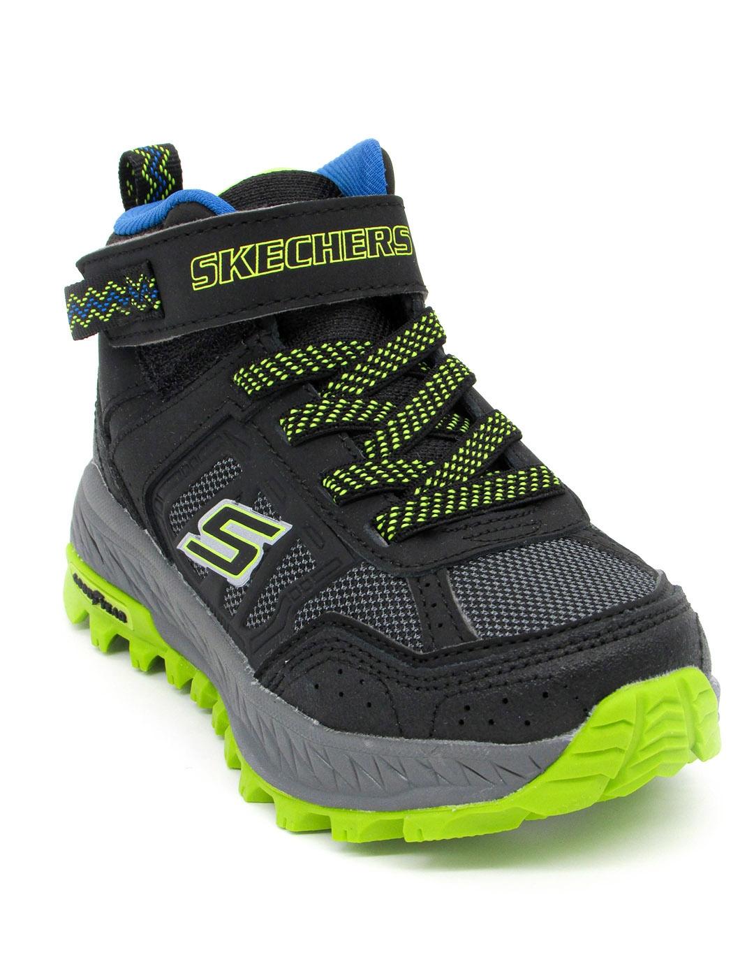 Botín Skechers Fuse Tread-Trekor negro para niño