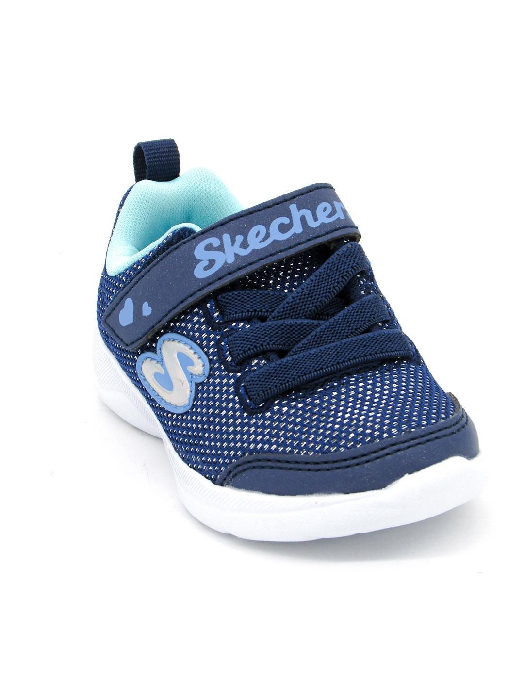 Zapatilla Skechers 302885N/BLTQ  azul para niña