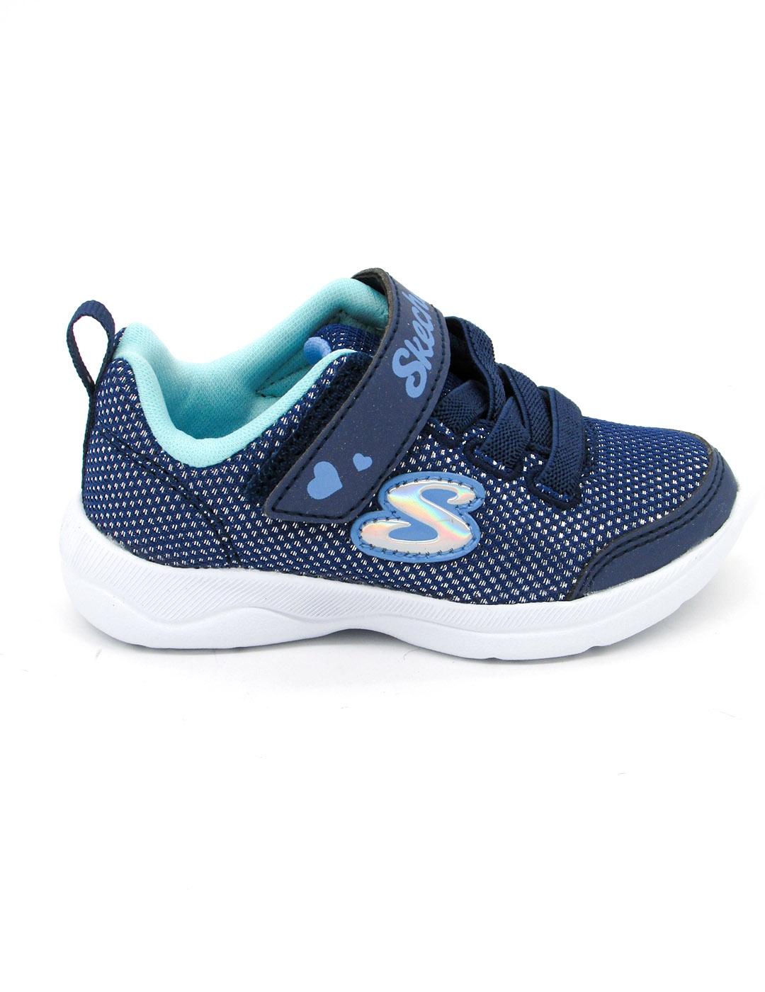 Zapatilla Skechers 302885N/BLTQ  azul para niña