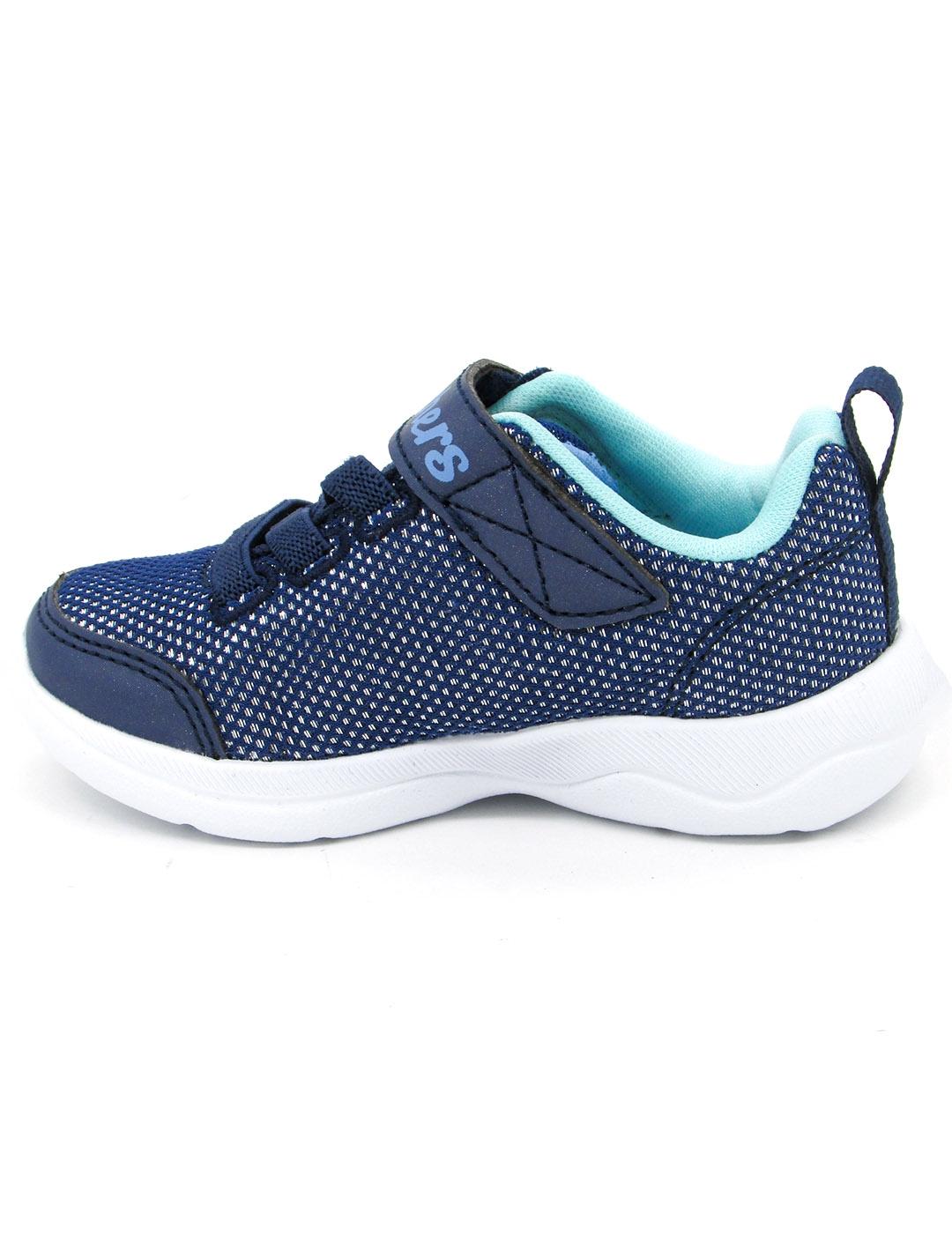 Zapatilla Skechers 302885N/BLTQ  azul para niña