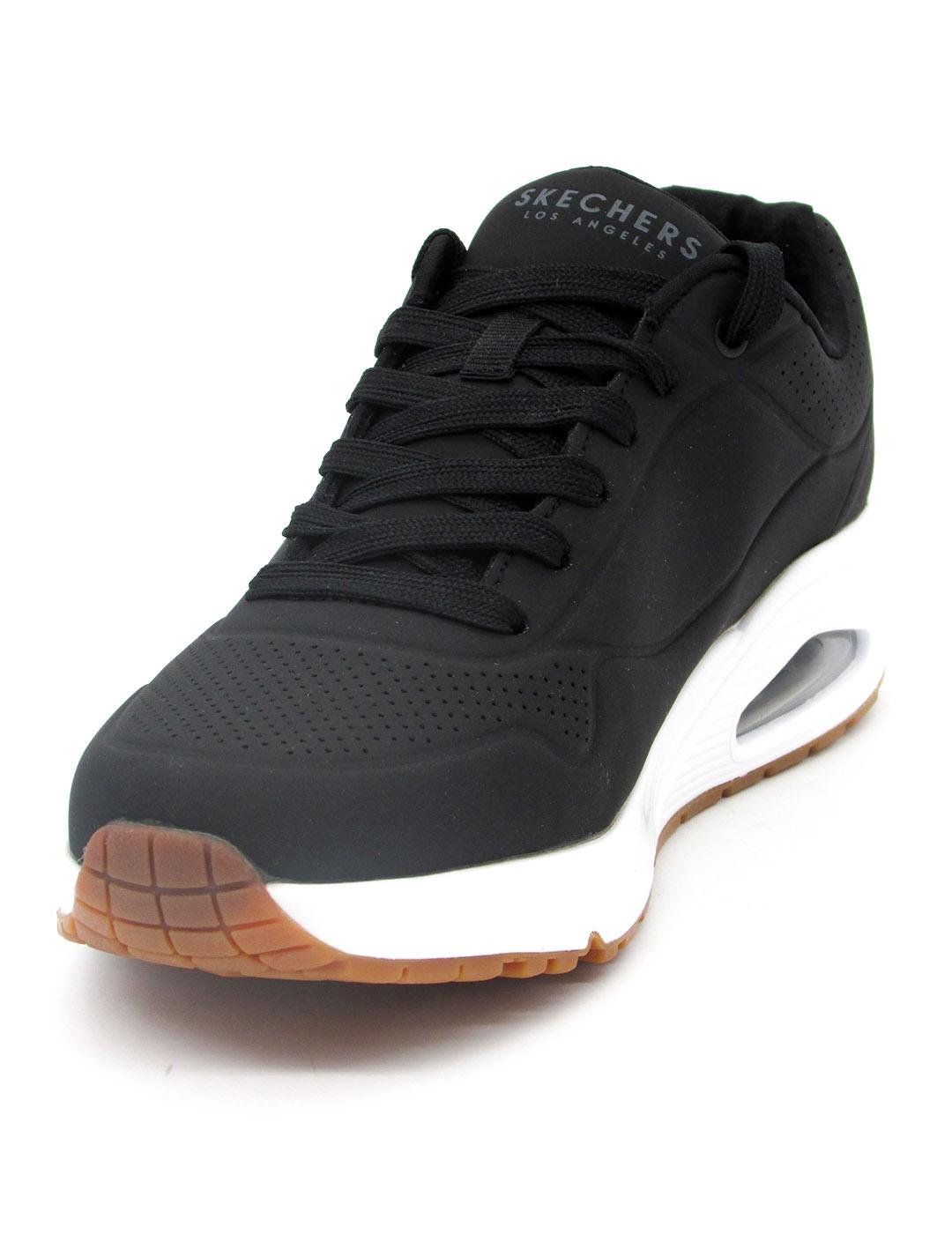 Zapatilla Skechers 52458/BLK negro/Bco para mujer